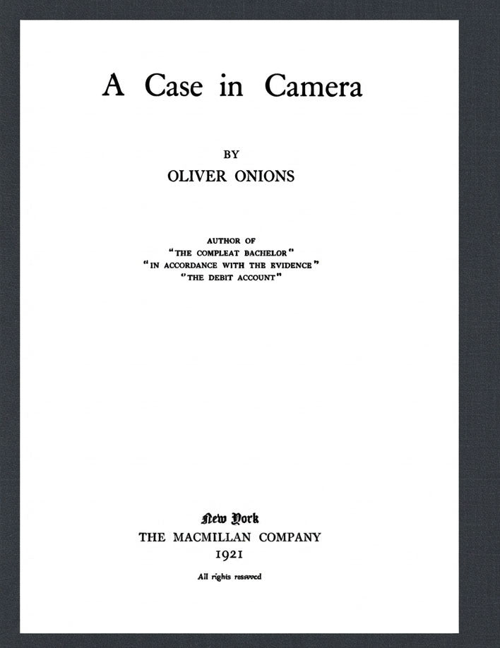 A Case in Camera